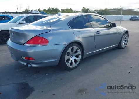 2004 BMW 645Ci z USA, uszkodzony, nr VIN WBAEH73414B190016